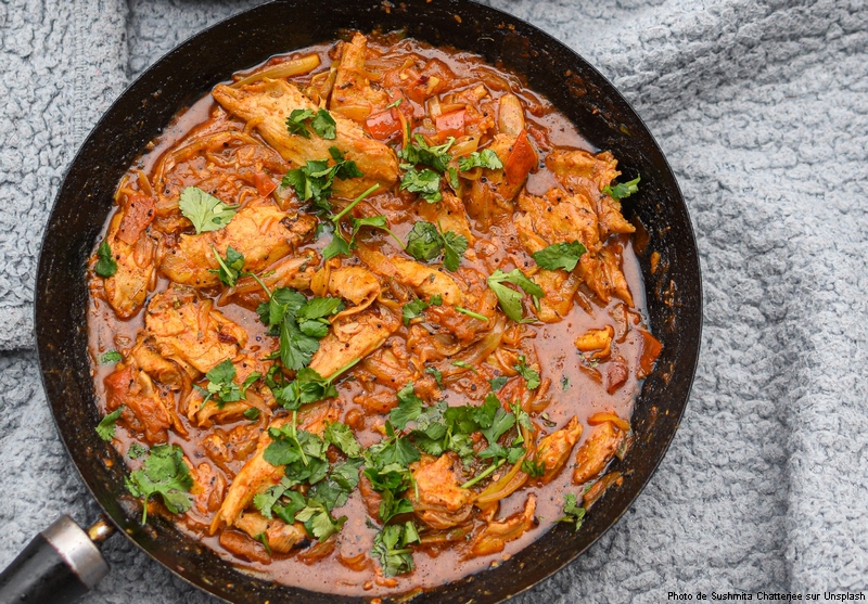 Curry de poulet Pakistanais